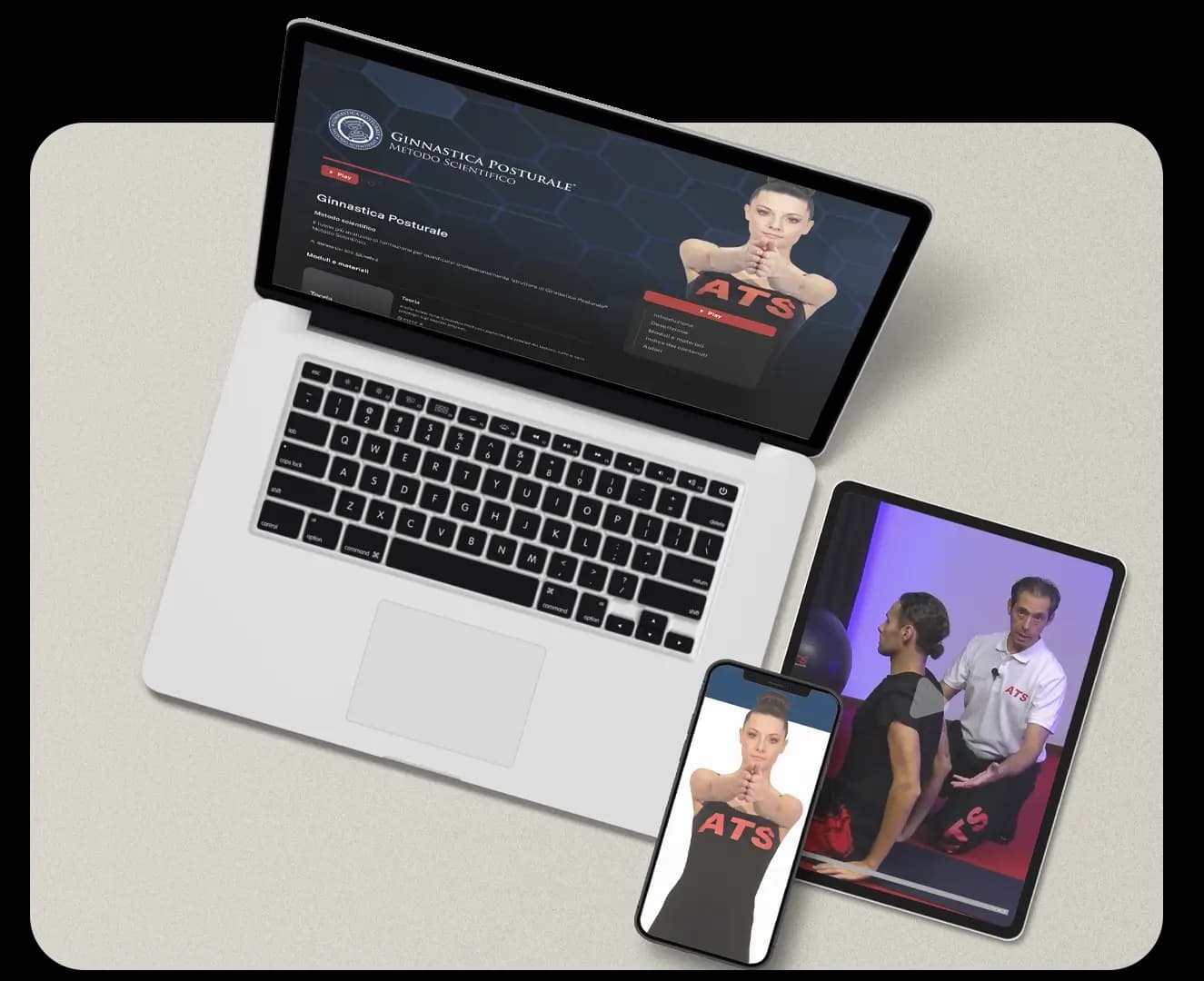 Formazione in streaming di ginnastica posturale
