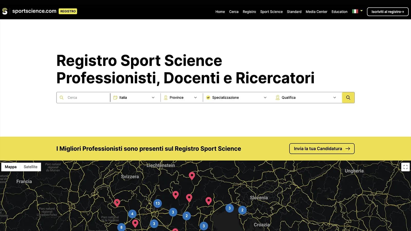 Registro Sport Science